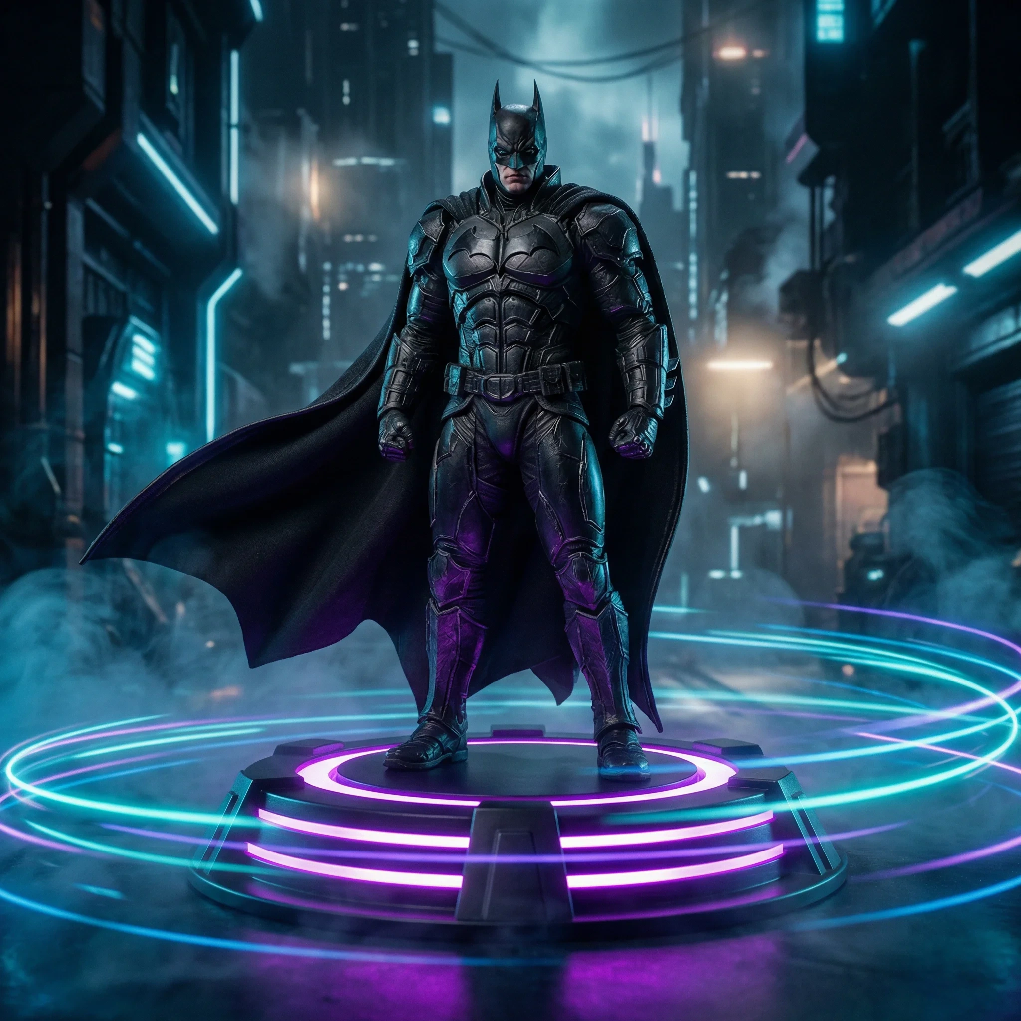 蝙蝠侠暗黑骑士限定版雕像 - DC官方授权收藏品