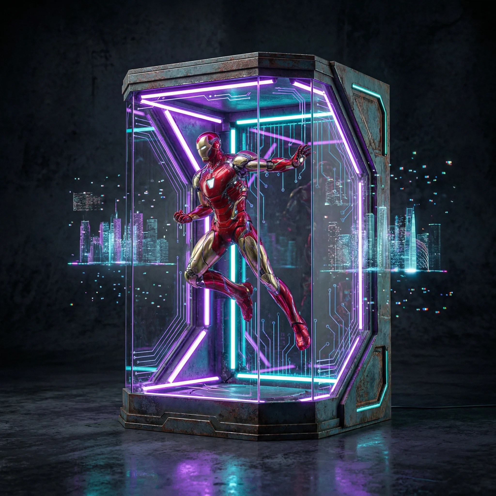 漫威钢铁侠MK85战甲手办 - 官方授权高端收藏品